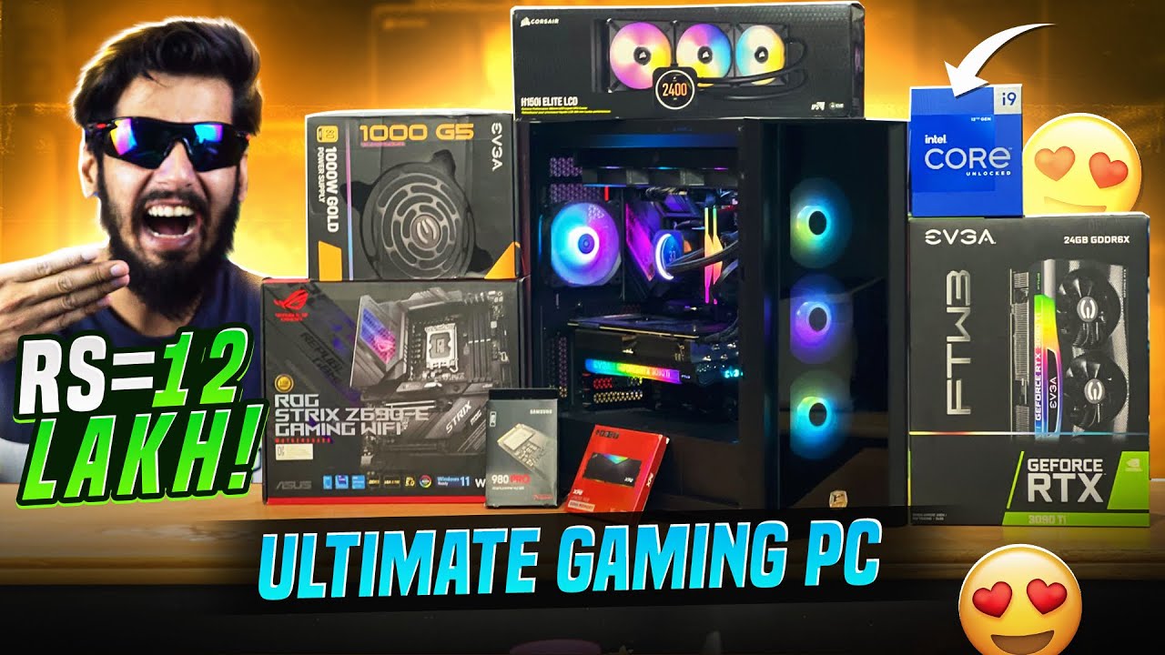12 Lakh Ka Gaming PC !!! RTX 3090ti & i9 12900K | Ultimate 7000$ Gaming PC