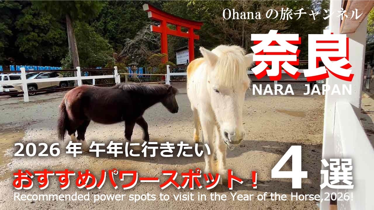 【奈良　午年】 ２０２６年奈良のパワースポット４選　午（馬）にまつわる神社