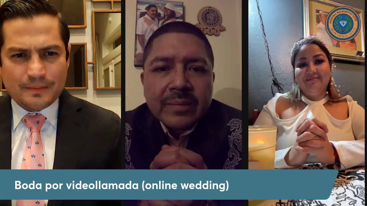 Boda Internacional (Ceremonia por video llamada) 100% legal