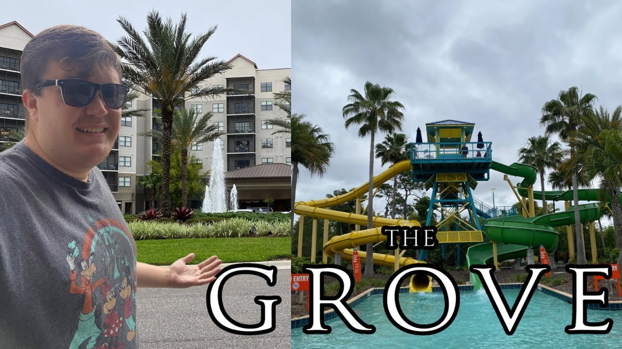 Our Detailed Tour Of The Grove Resort Near Disney World! | Room Tour, Water Park & Amenities
