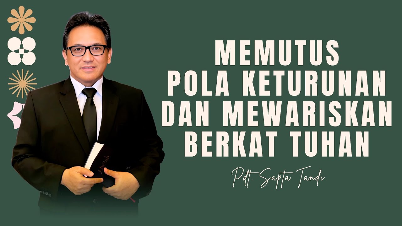 Menara Doa Online : Rabu 5 November 2025 (Memutus Pola Keturunan dan Mewariskan Berkat Tuhan)