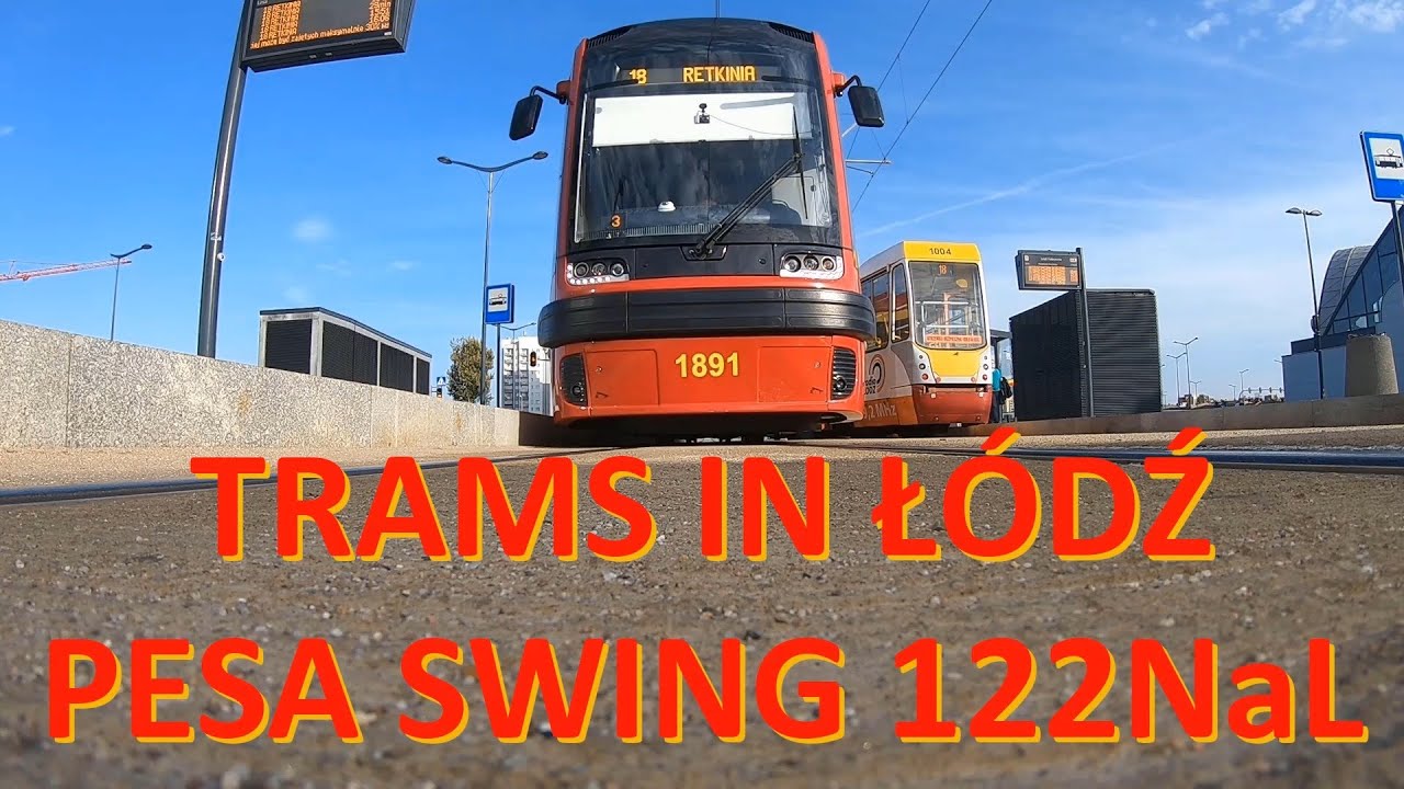 Tramwaje w Łodzi. Pesa Swing 122NaL/Trams in Łódź Pesa Swing 122NaL
