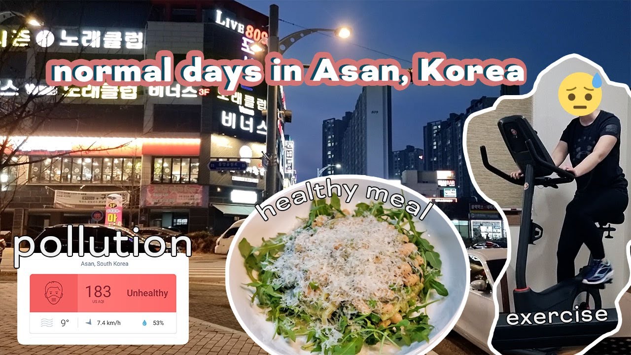 A few Normal Days in my life living in Asan, Korea Vlog