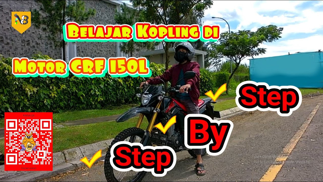 Praktik Step by Step Belajar Kopling Pake Motor CRF 150L