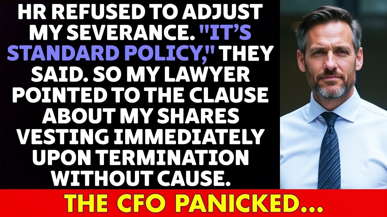 HR REFUSED to adjust my SEVERANCE — So I Took My SHARES, Made Them SWEAT, and Walked Out a Winner.
