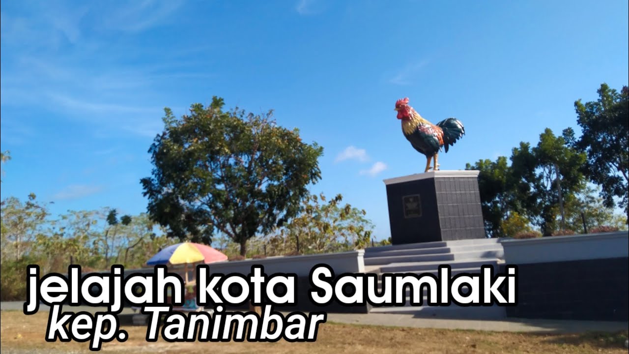jelajah kota Saumlaki di kepulauan Tanimbar