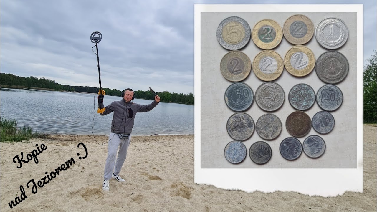 Garrett ACE 150 nad Jeziorem! 🤑 Wykopki i niespodzianki &ndash; wyszły monetki!