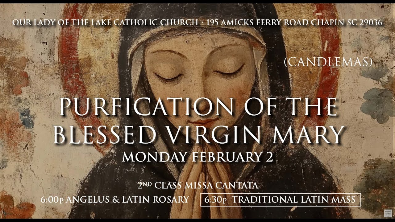 Candlemas | Feast of the Purification &mdash; Fr. Robert Morey