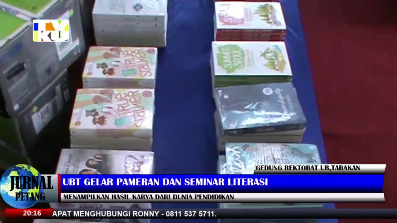 UBT GELAR PAMERAN DAN SEMINAR LITERASI - TVKU/ JURNAL PETANG