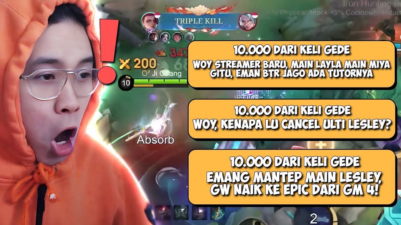 DIPROTES VIEWER LEWAT SAWERAN DAN DISURUH NONTON TUTOR DULU SEBELUM MAIN !! - Mobile Legends