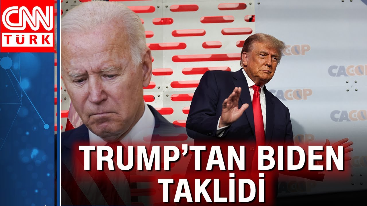 Fena alay etti! Trump'tan güldüren Biden taklidi