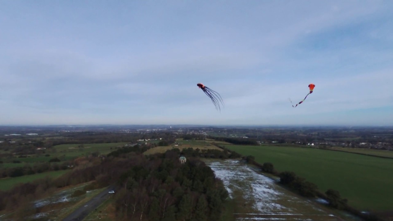 Flying octopus & Snake at Barr Beacon, Bebop 2 Power