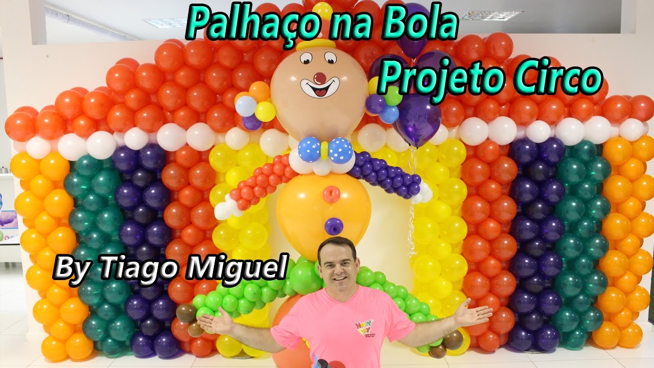 Palhaço na bola   - Circo -   Tiago Miguel
