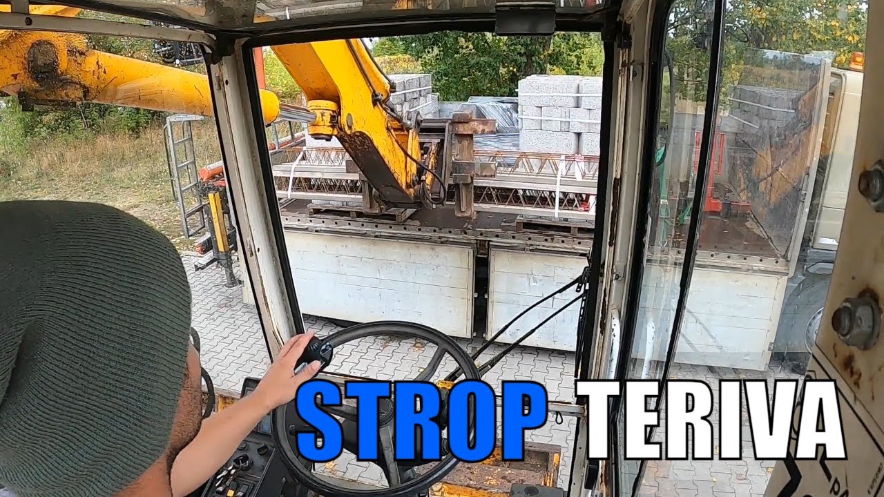 Rozładunek Stropu TERIVA  #Mecalac11CXi
