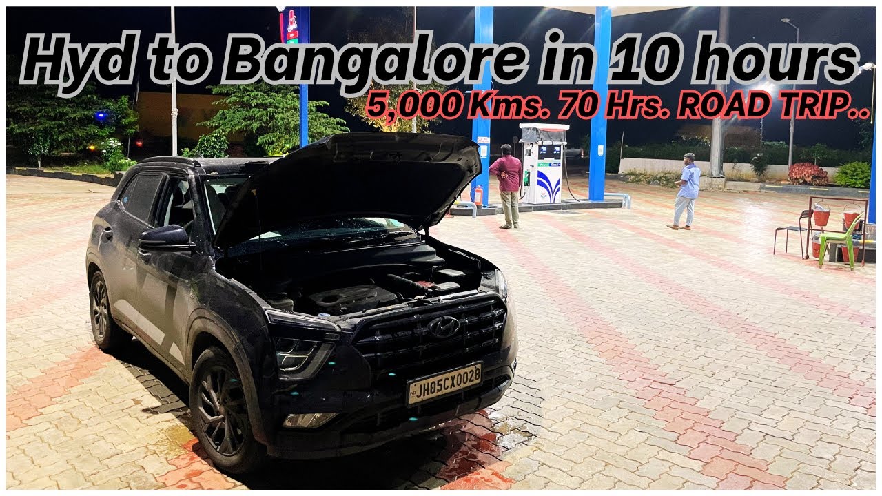 EP7: Kya hua hyderabad se Bangalore Road trip pe | Darbhanga to Bangalore Road Trip #hyundaicreta