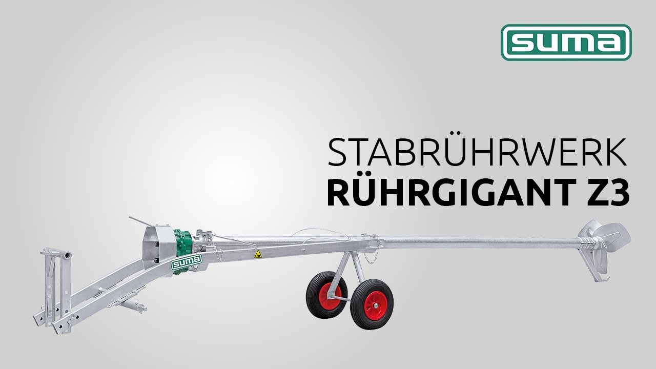 SUMA Rührgigant Z3 anhängen