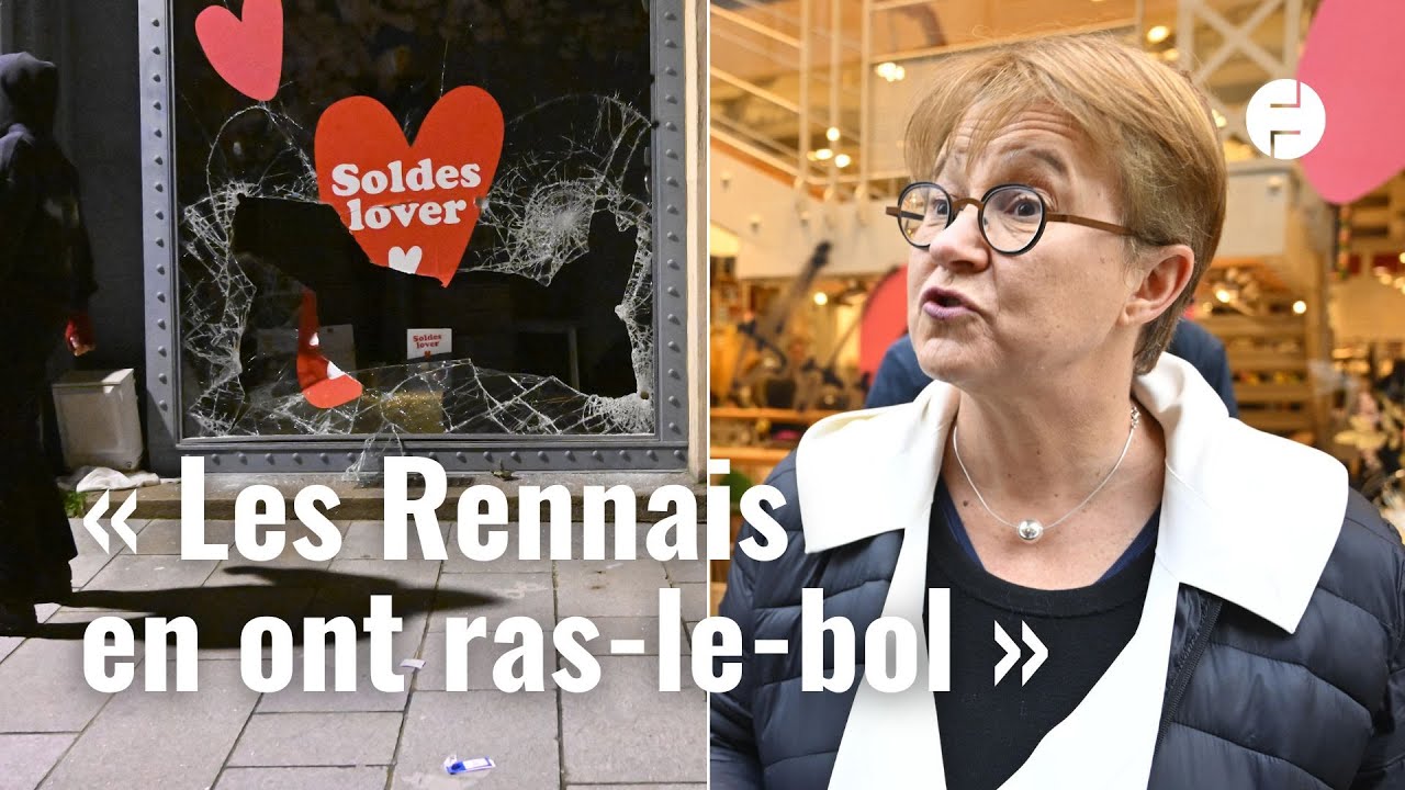 La colère de la maire de Rennes après les dégradations de la ville