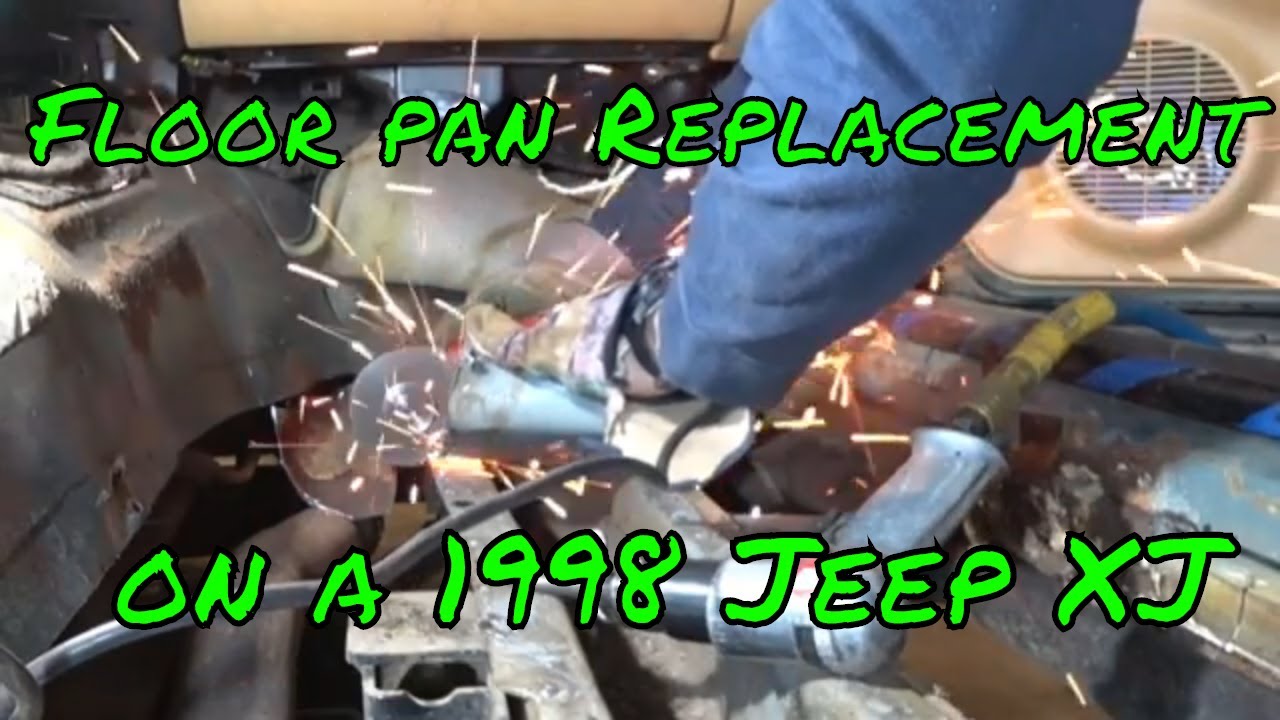 Замена поддона пола в Jeep XJ Cherokee PT1 1998 года выпуска