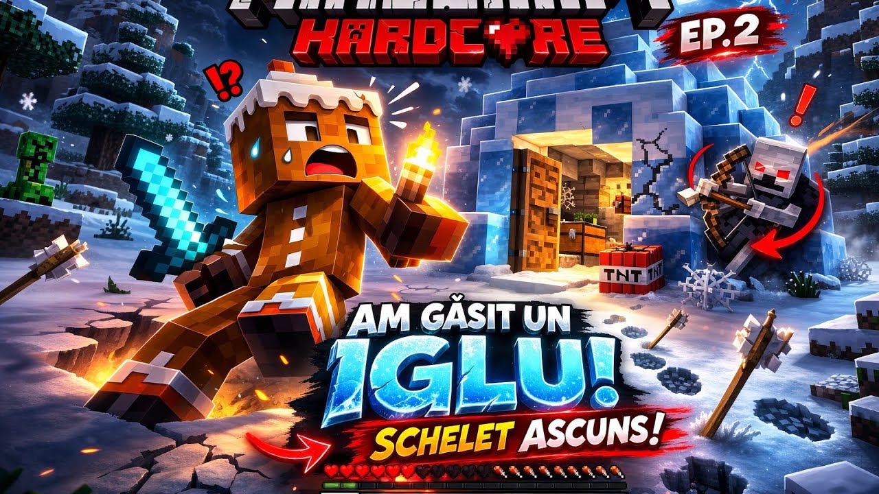 Folosește: „Am găsit un IGLU în Minecraft Hardcore! (Ep.2)”
