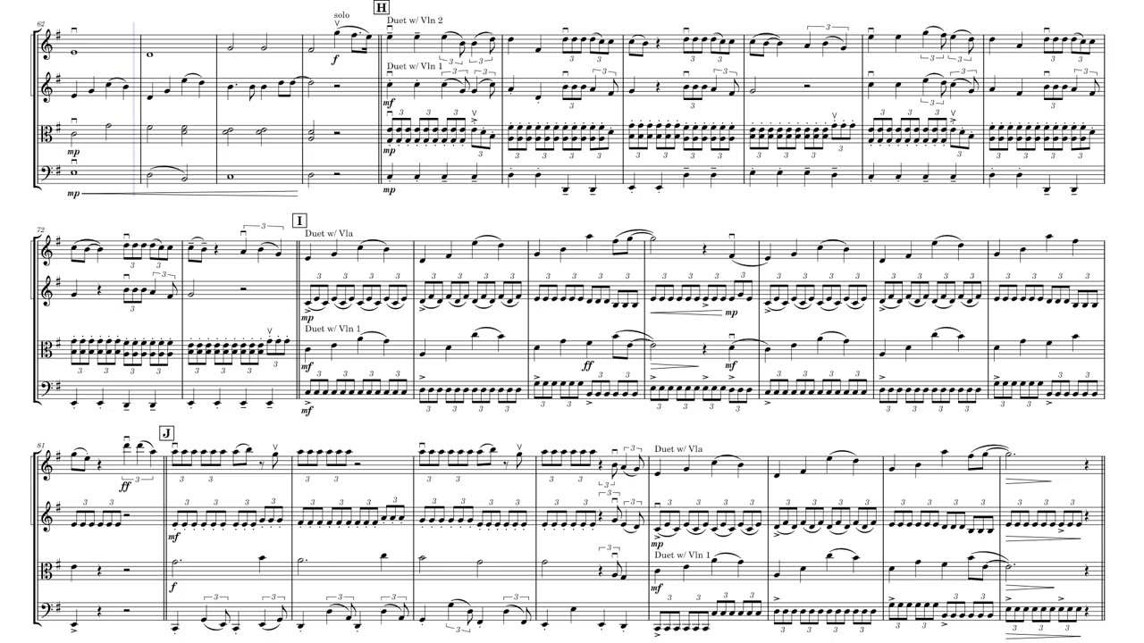 Golden K-pop Demon Hunters for String Quartet - arr. Krista Broadway Swider