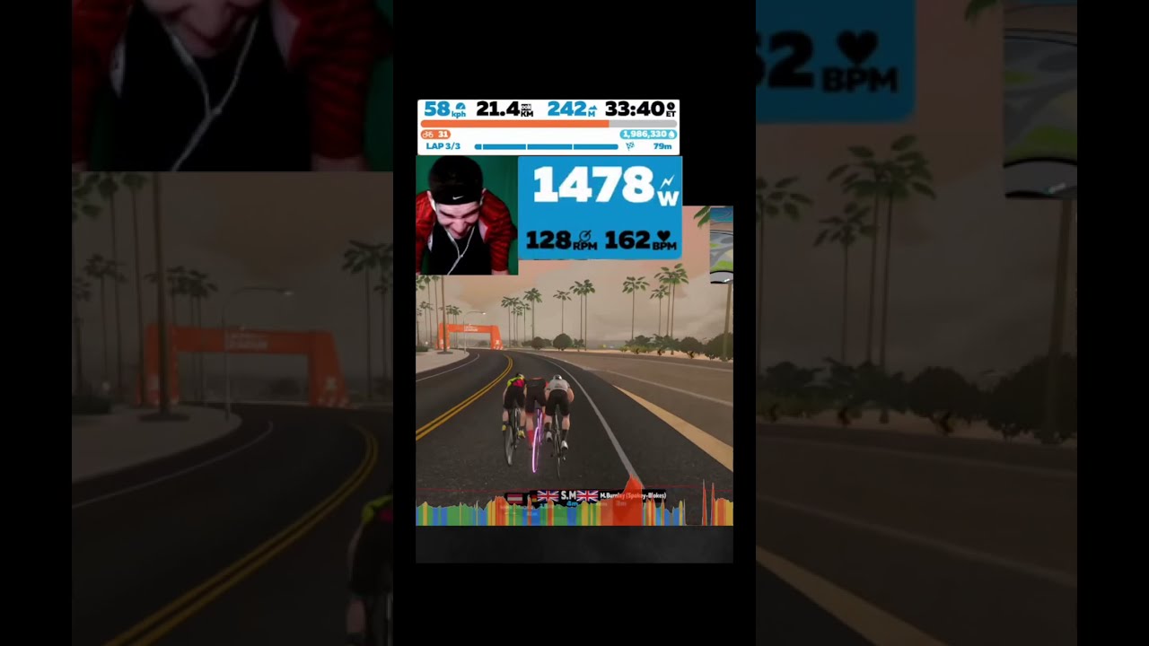 ZWIFT RACE! Sprint Finish