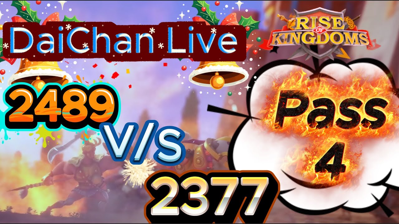 Pass4: 2489 Vs 2377 Tôi Đã Bị 2 Boss Nga Swarm :( Kingland 1871