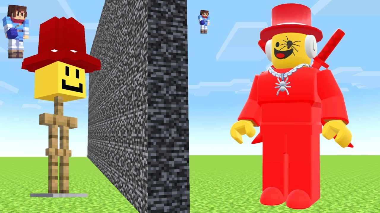 I Cheated with /ROBLOX in Minecraft Build Battle