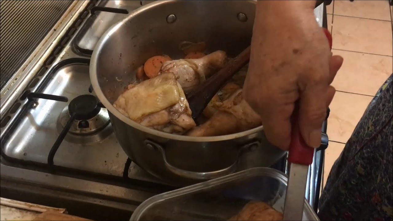 Pollo al cognac (comida francesa)