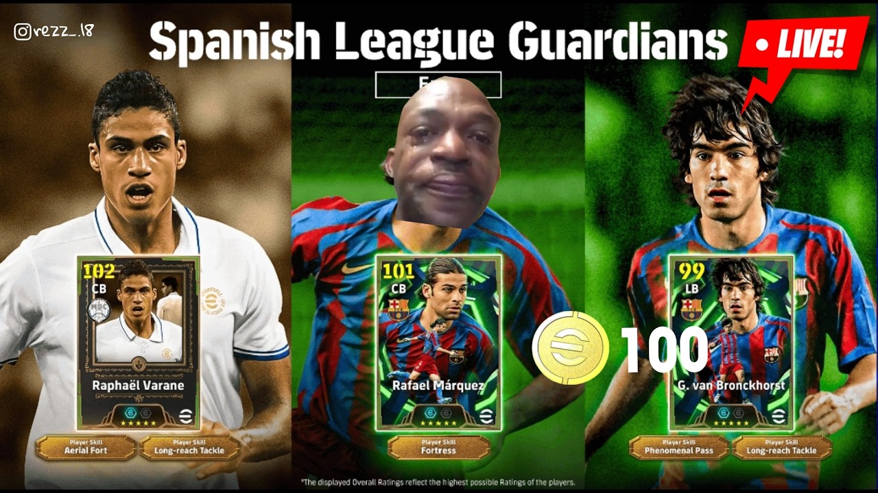 Spanis League Guardians Pack 100coin Opening Efootball | RezZ