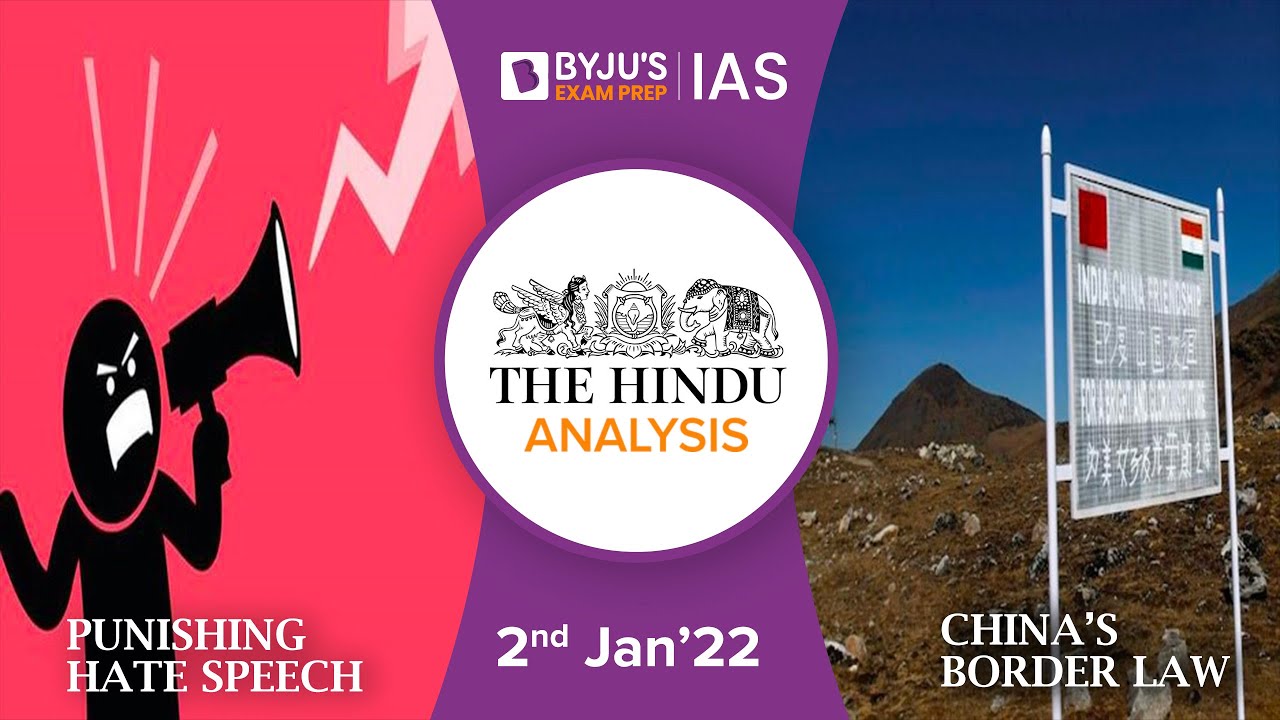 'The Hindu' Analysis for 2nd January, 2022. (Current Affairs for UPSC/IAS)