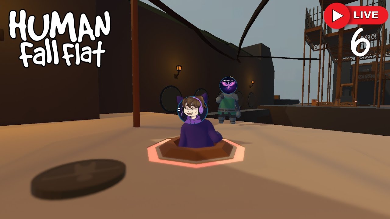 Floppy Mayhem Returns! 🤣 Human Fall Flat Ep. 6 w/ AMANDAMAZING 💥🧠
