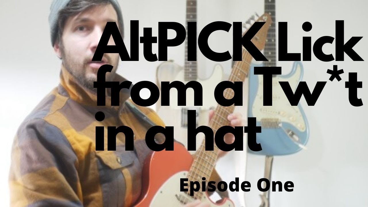 Alternate Picking - You COULD learn this lick...