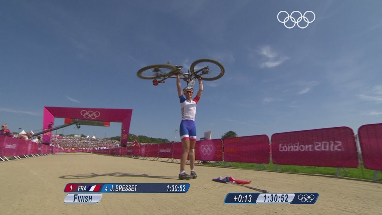 Julie Bresset Wins Cross-Country Mountain Bike Gold - London 2012 Olympics