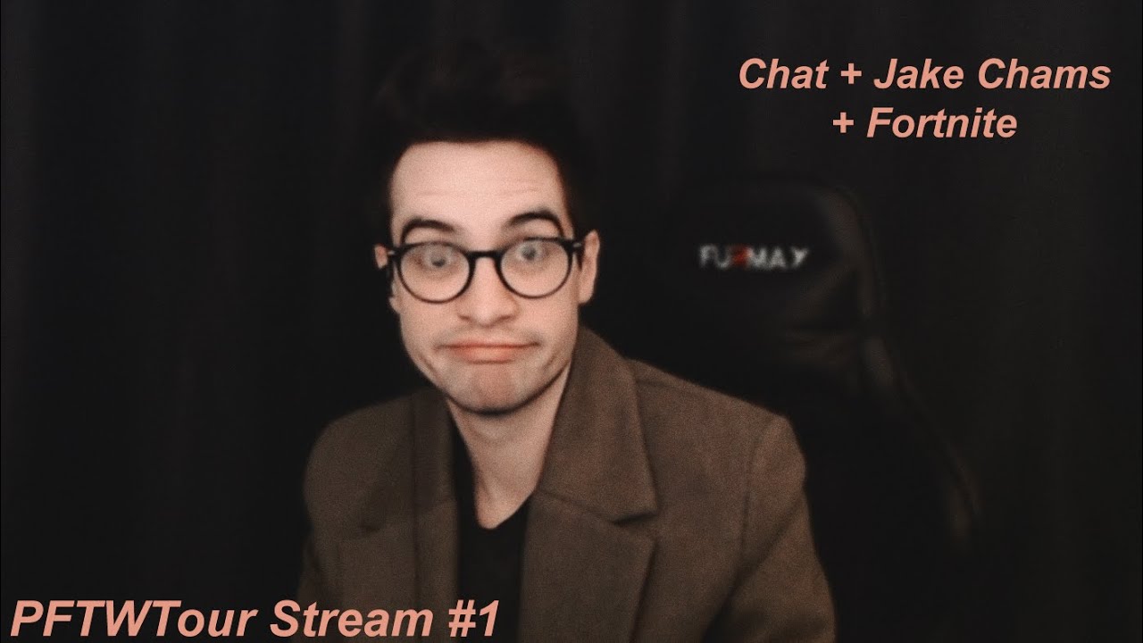 Brendon Urie | PFTWTour Live Stream (full) || Chat + Fortnite - 01/16/2019