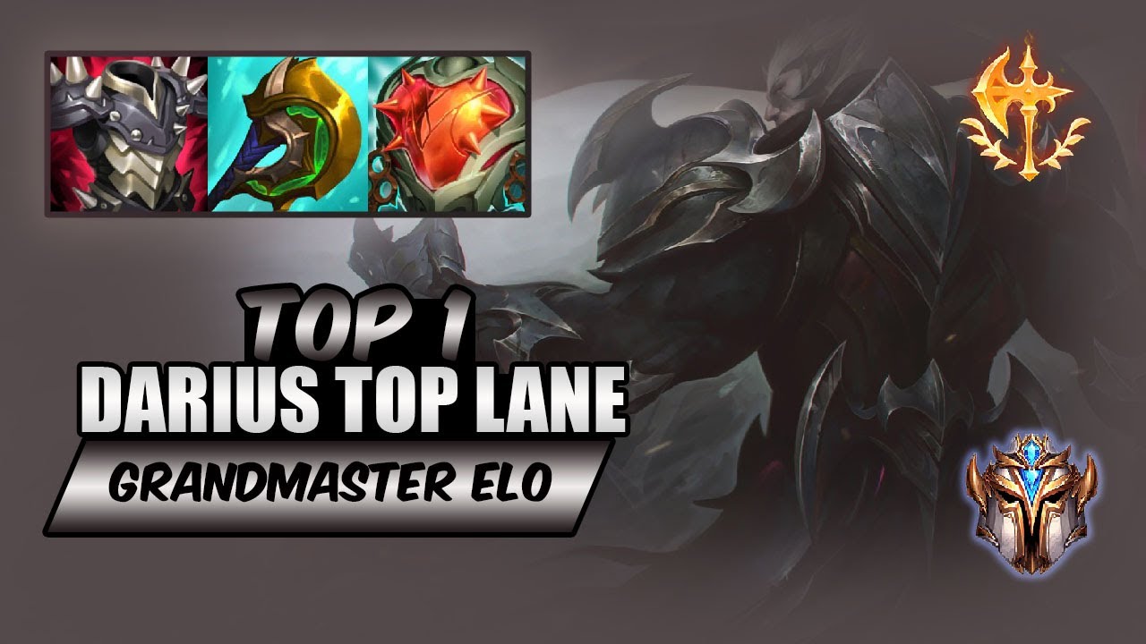 Wild Rift Darius TOP 1 - S13 rank game + build