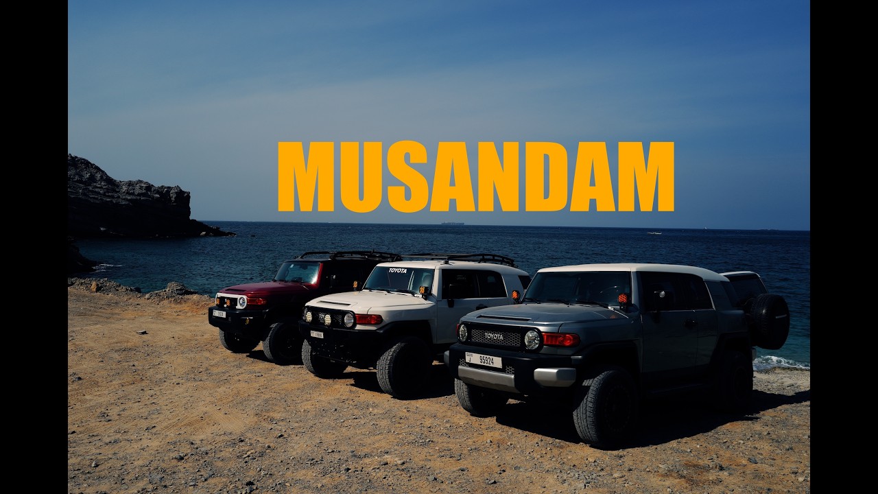 3 FJ CRUISERS go to Musandam. The Lost Boys.