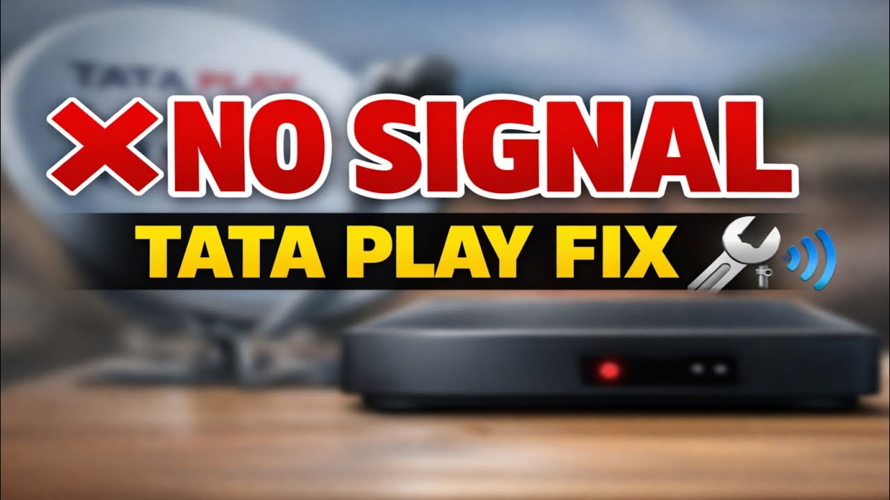 How to fix signal problem in tata play | not receiving signal | #tataplay
