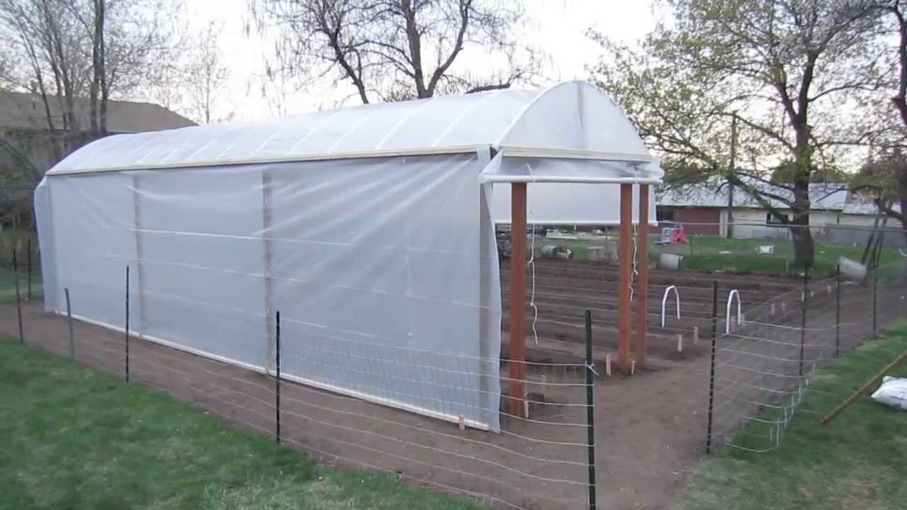 Greenhouse Construction Plans for a Double 18