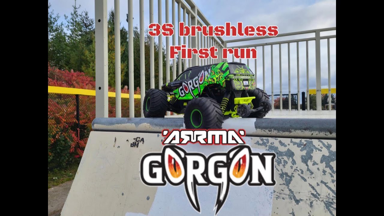 Arrma Gorgon 3s brushless first run