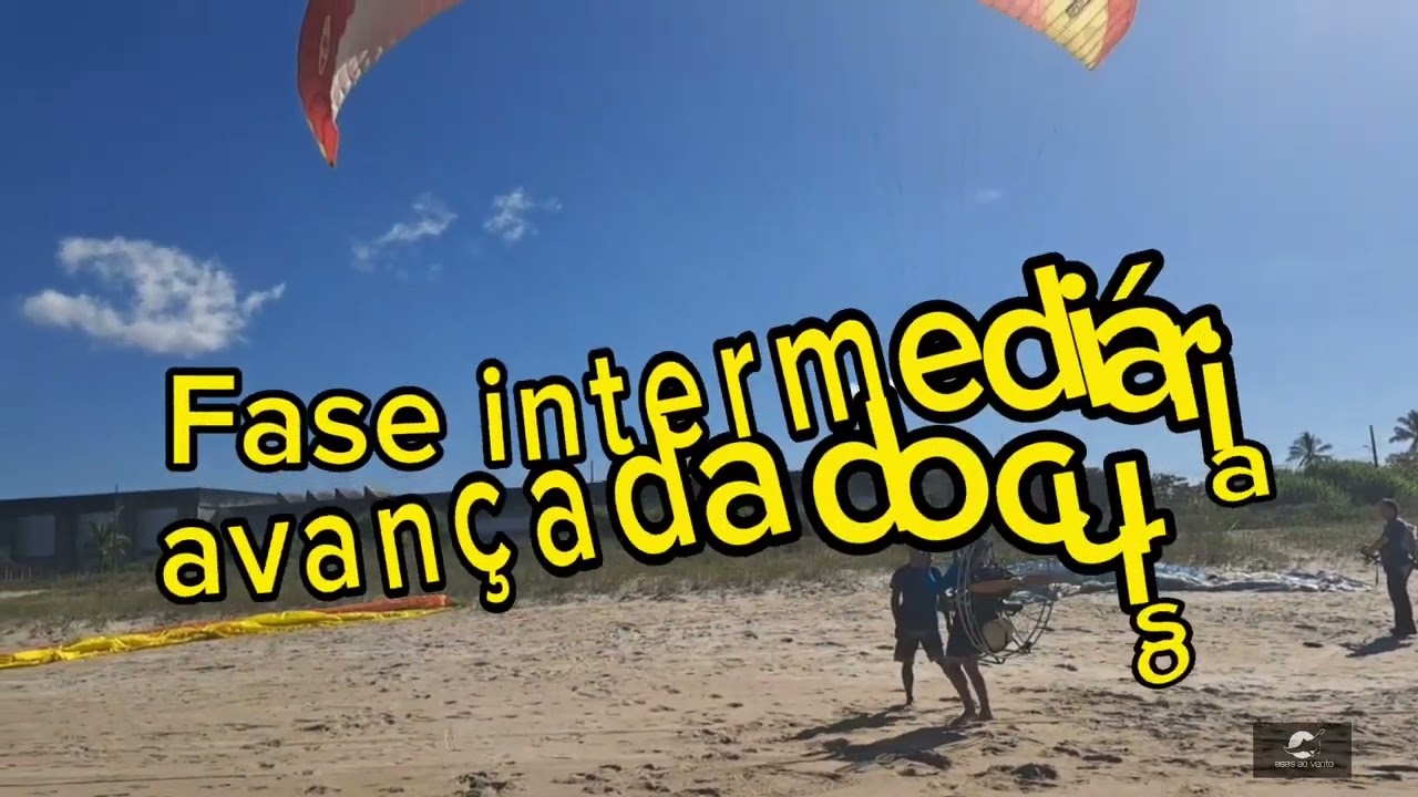 Curso de paramotor aulas para iniciante