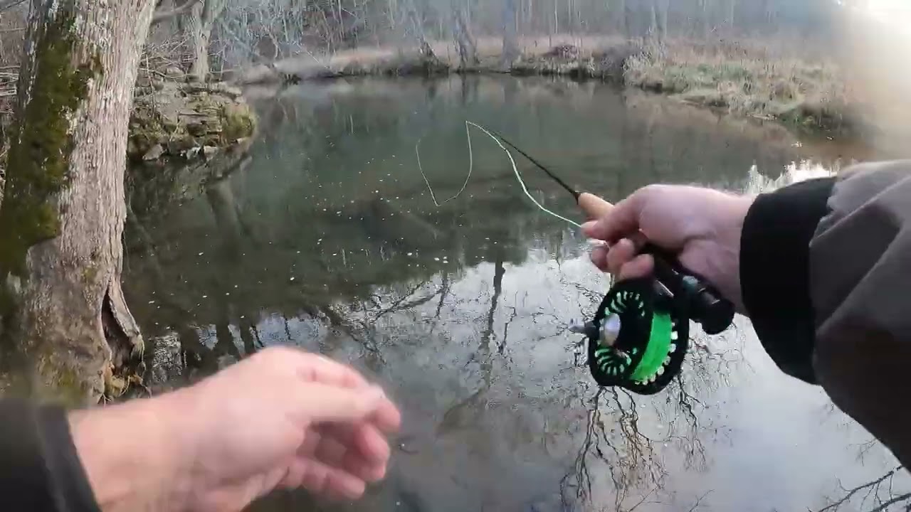 The trout were spooky and finicky after being hammered all day.