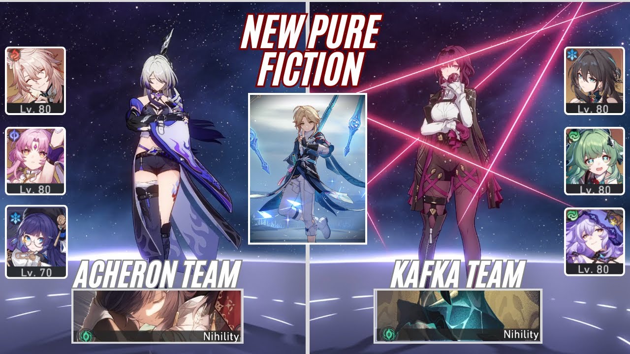 New Pure Fiction With Acheron E0S0 & Kafka E0S0 | Stage 4 (3 Stars) | Honkai Star Rail