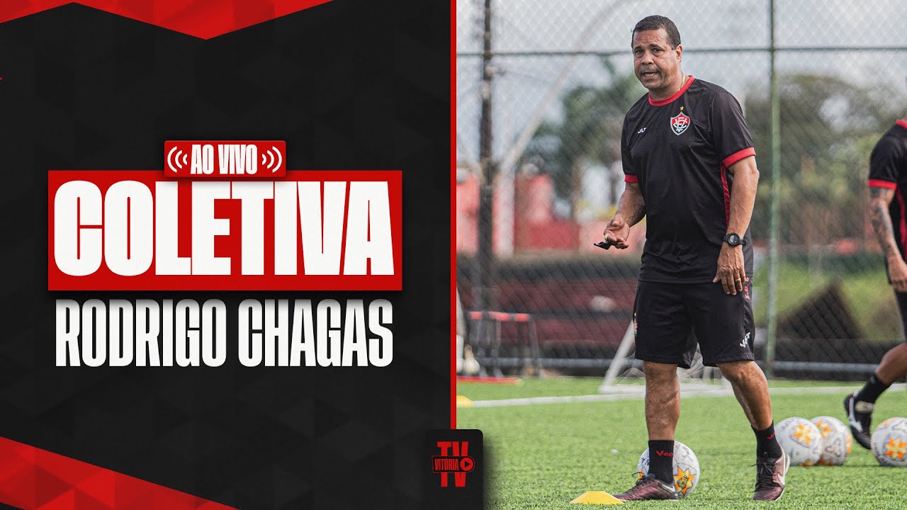 COLETIVA DE IMPRENSA | APRESENTA&Ccedil;&Atilde;O DO T&Eacute;CNICO INTERINO RODRIGO CHAGAS | EC VIT&Oacute;RIA