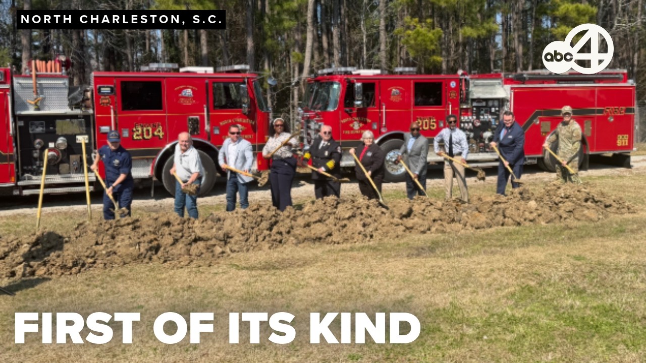 North Charleston breaks ground on $3M shipboard firefighting training facility