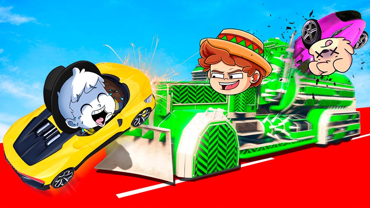NADIE se SALVA del MEGACAMIÓN DESTRUCTOR de SILVIOGAMER 💥🚛😱 en GTA 5 con SILVIO, DANY, Y PANCRACIO