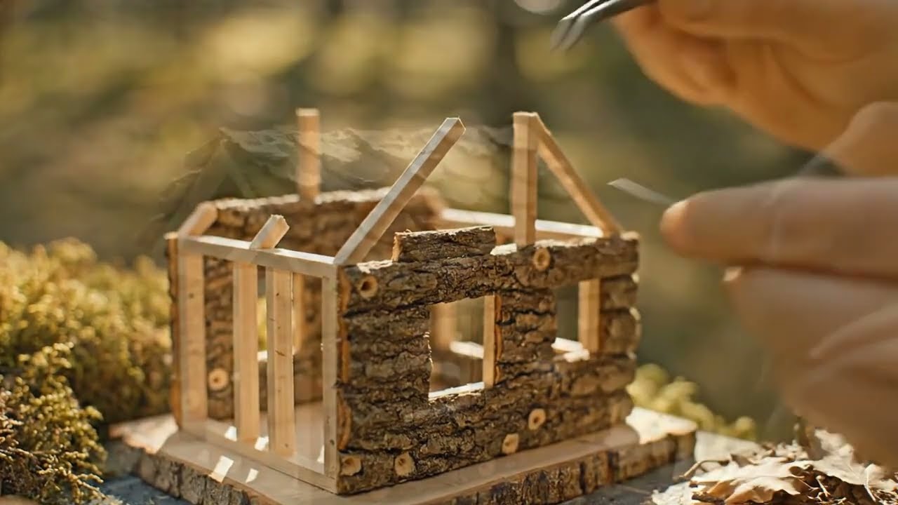 Miniature Treehouse Village 😍 Whispers of the Forest ASMR (No Talking)