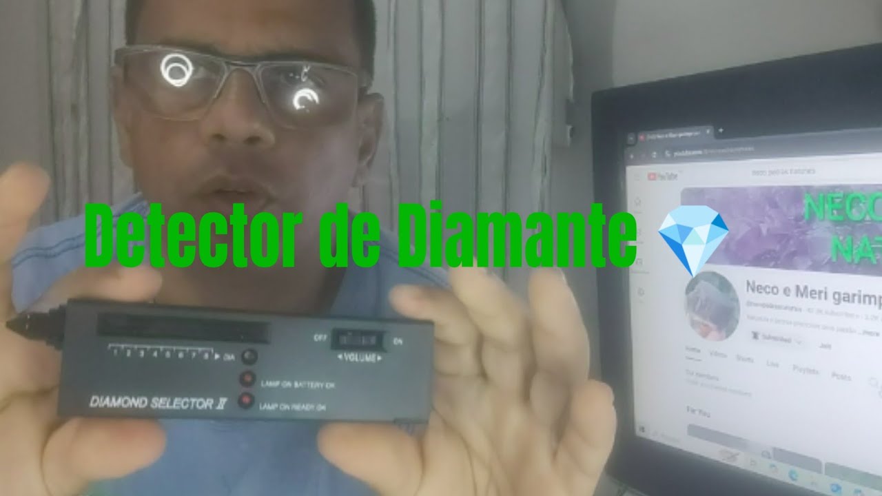 Como Usar o Detector de Diamantes Diamond Selector 2 | Teste Real com Pedras e Bijuterias!