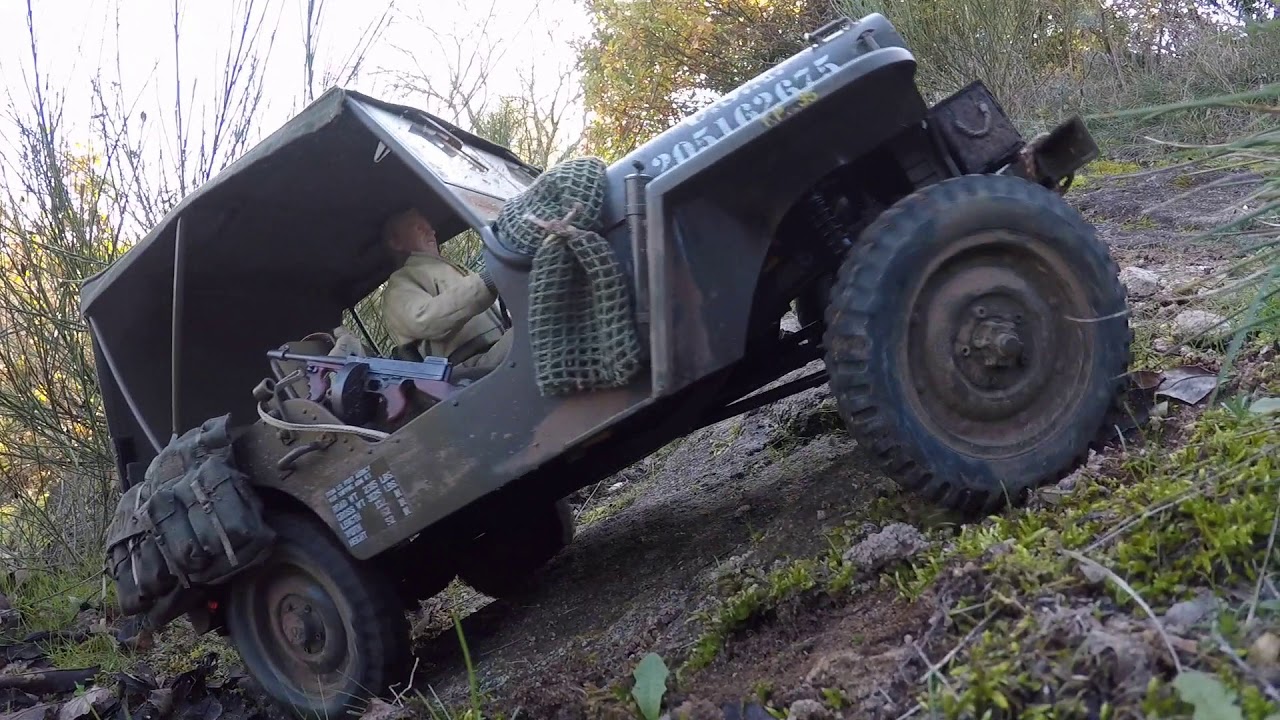 RC car ROC HOBBY 1/6 1941 MB WILLYS JEEP scaler