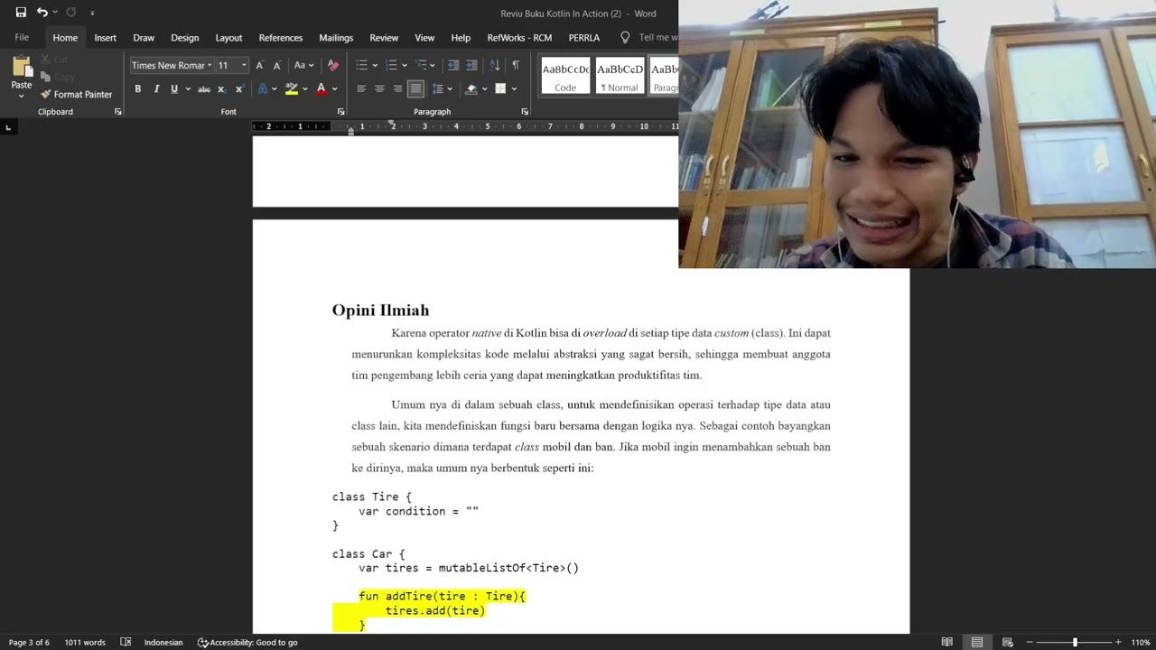 Peer Review Review Kotlin In Action dari M  Rizki Dinar