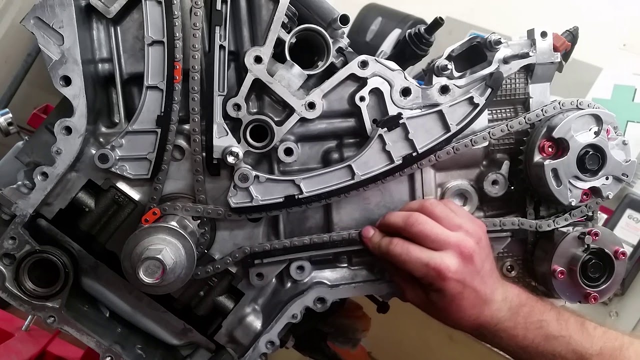 Как отрегулировать цепи ГРМ Toyota 3ur-fe Tundra Sequoia V8